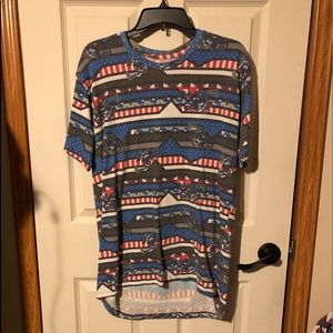 LuLaroe Patrick Tee Size Medium